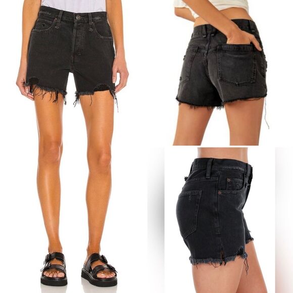 We The Free Makai Short Shorts Black Washed 24 - Picture 2 of 11